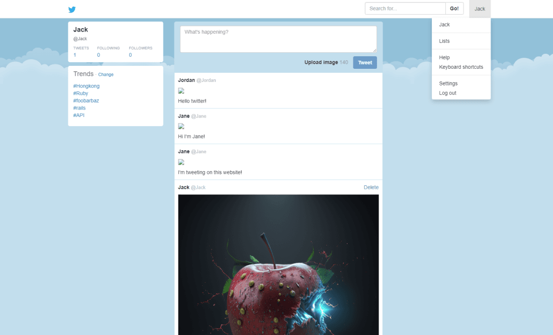Website page 2